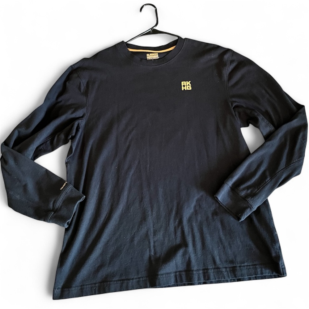 Duluth Trading Co Alaskan Hardgear Tough Cotton Large Black Long Sleeve